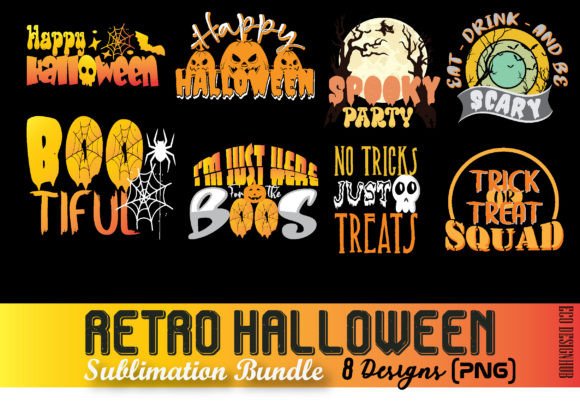 Free Retro Halloween Sublimation Bundle