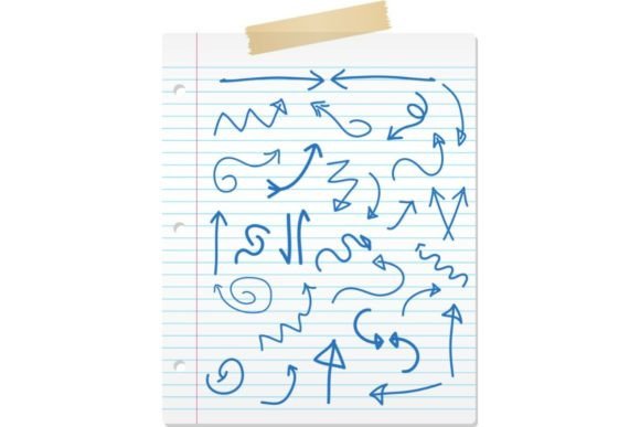 Hand Drawn Doodle Arrows