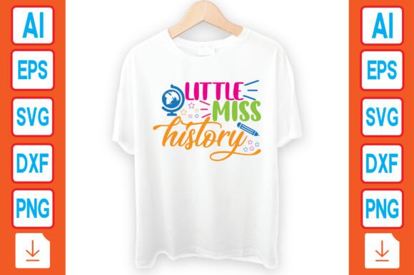 Little Miss History: A Playful, Print-Ready Typography Design for Educators, Makers, and Back-to-School Creatives