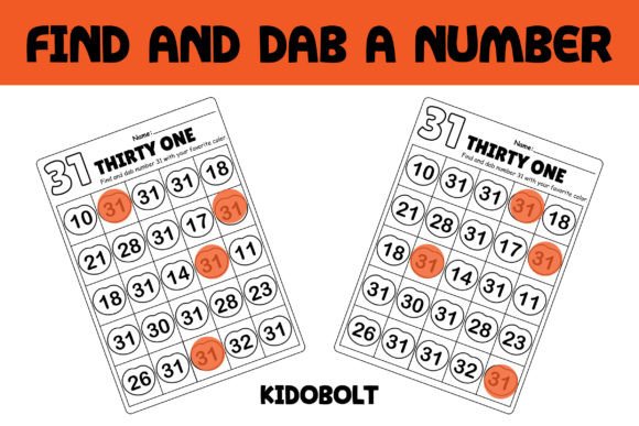 PreK Dab a Dot Number Worksheet – 31: A Playful, Powerful Tool for Early Number Mastery